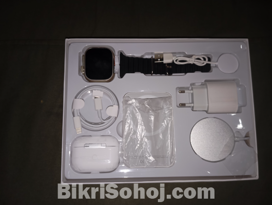 Smart Watch +Airpod+ Charger